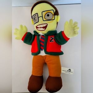 Zombie High Green Skinned Nerd Plush